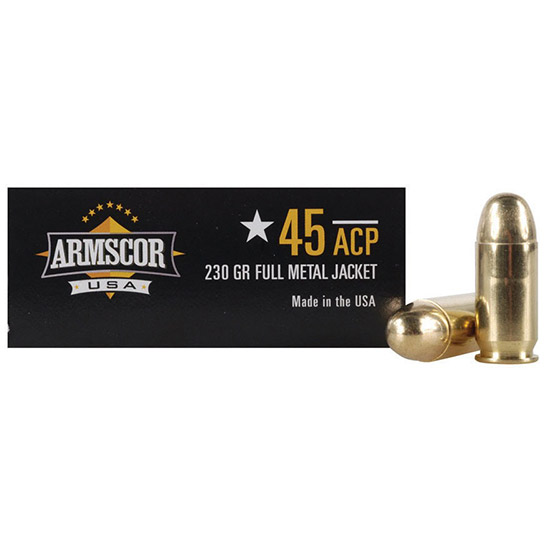 ARMSCOR AMMO 45ACP FMJ 230GR 50/20 (1000 PALLET - Sale